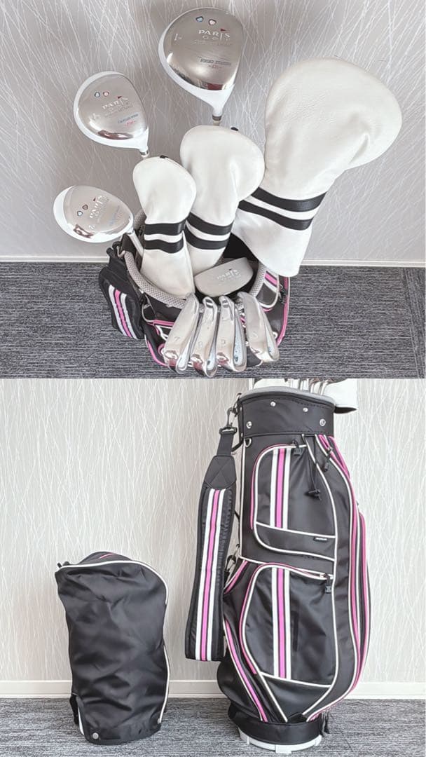 超豪華❗️PARIS 初心者 レディース 優しい ゴルフ クラブセット