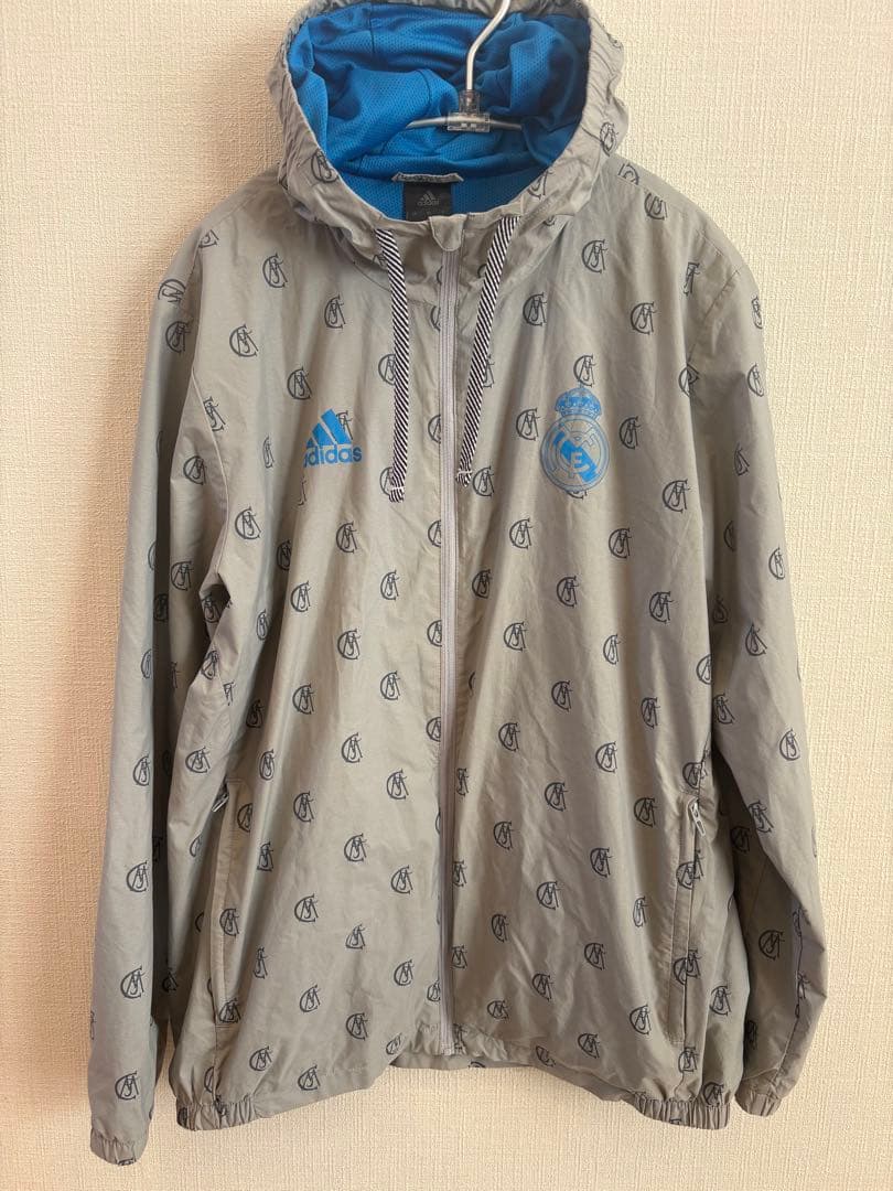 【希少】adidas レアル・マドリード　ウィンドブレーカー　Lサイズ