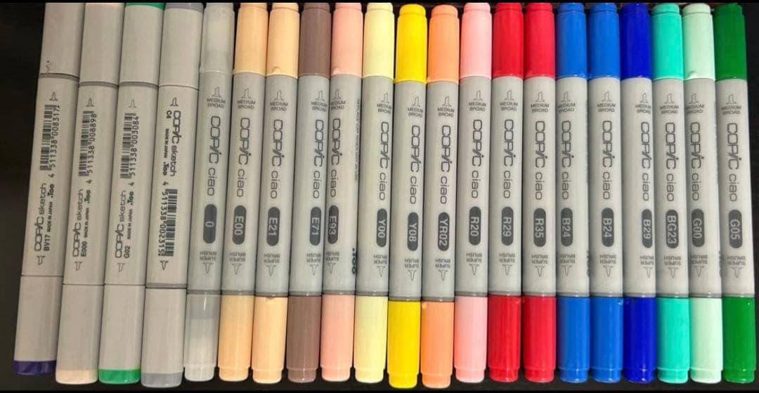 コピック72本セット＋21本