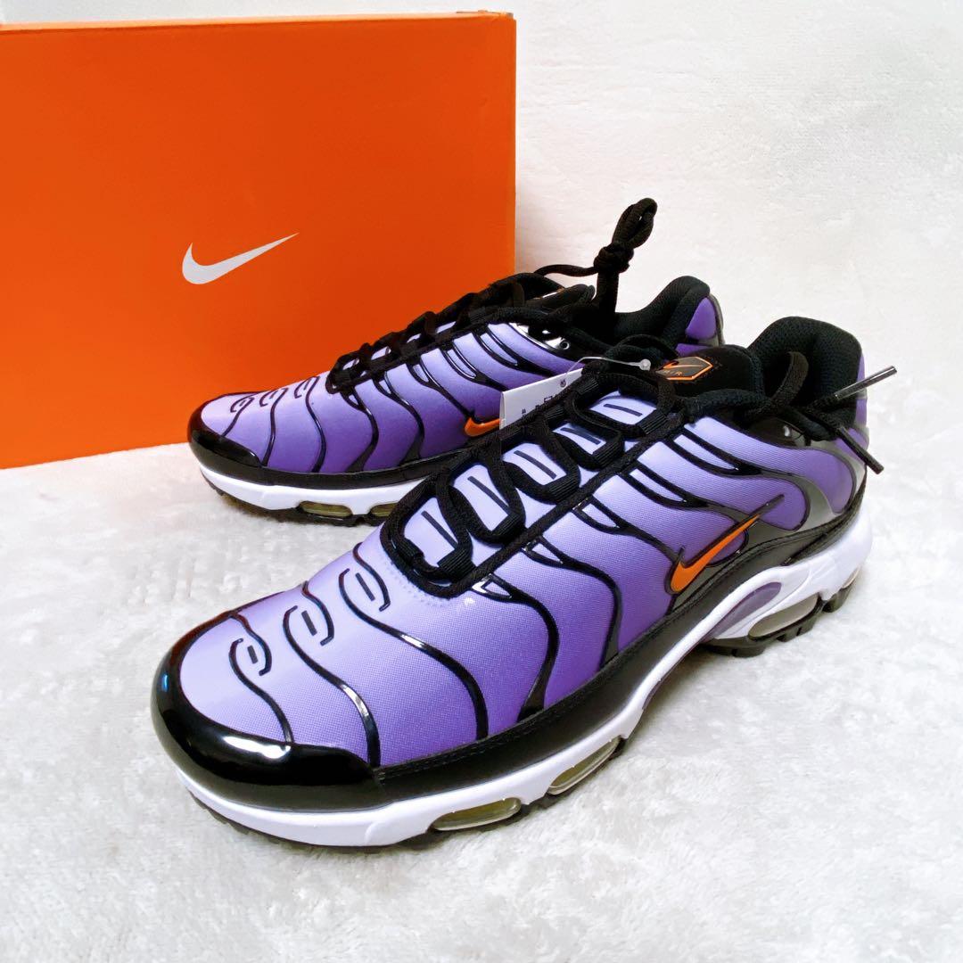未使用品　ナイキエアマックスプラスゴルフ　27.5cm　パープル　ゴルフシューズ