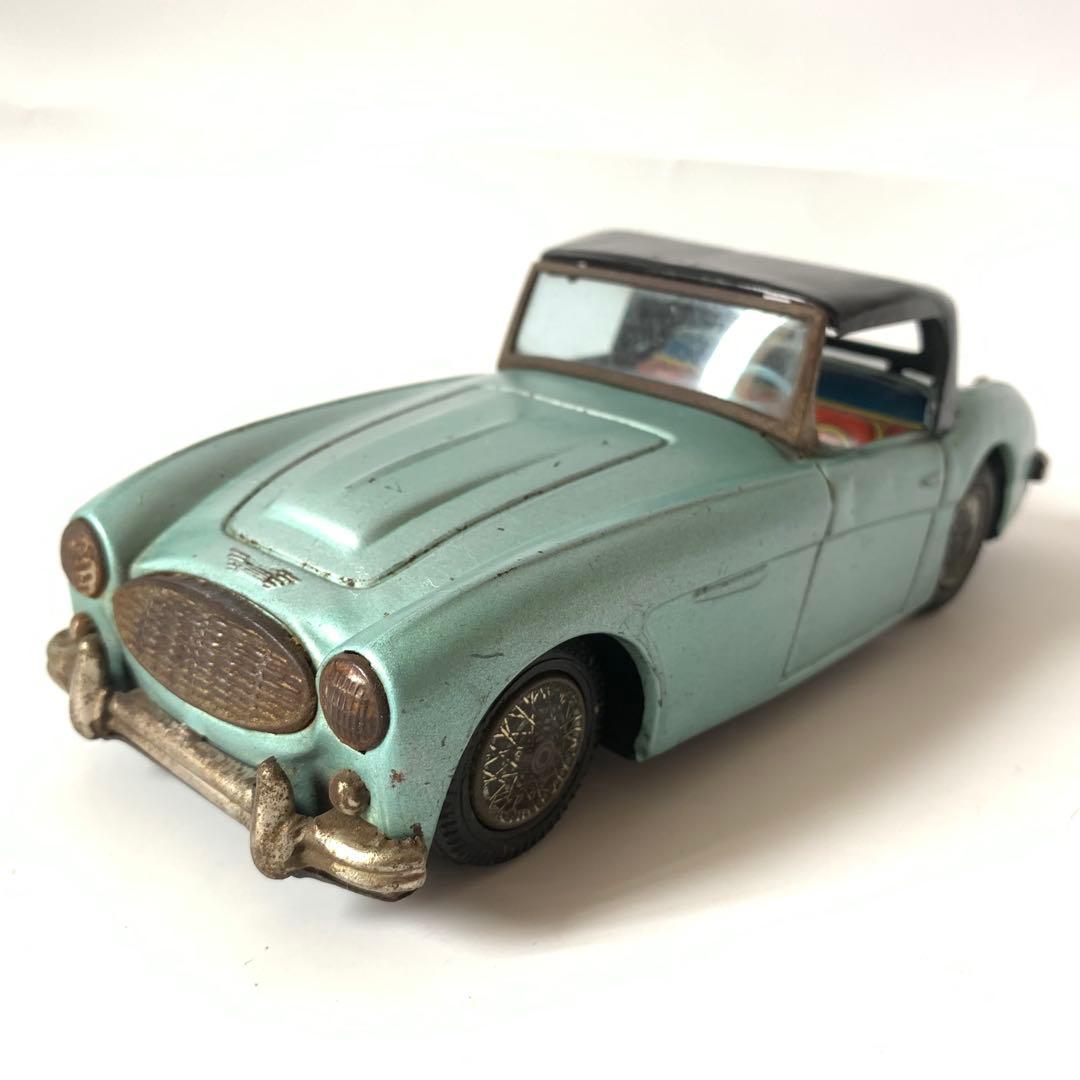 BCバンダイ オースチン ヒーレー ブリキ フリクション 当時物