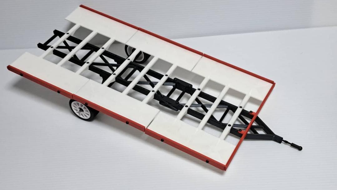 1/10　ラジコン用　車載牽引トレーラー　ローダー　ドリフト　クローラー