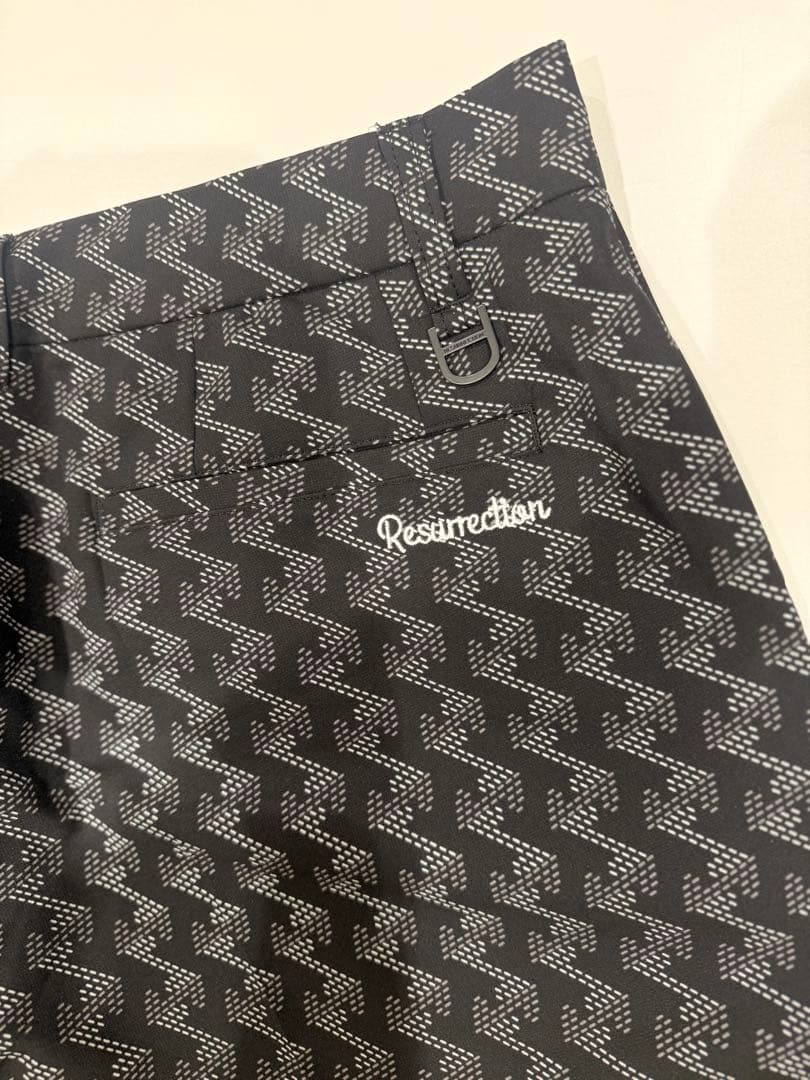 【新品】レザレクション　ゴルフ　メンズ　半ズボン　黒　XLサイズ