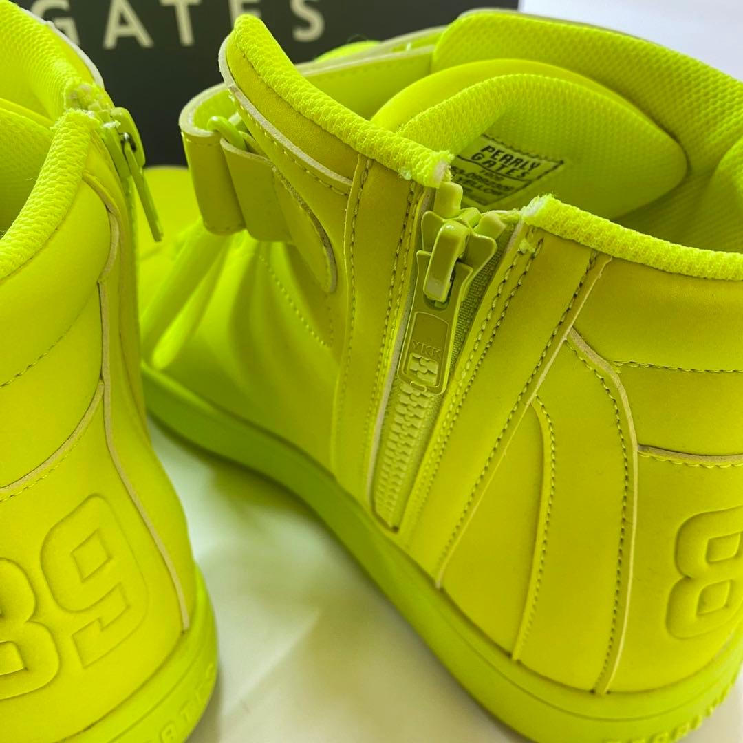 PEARLYGATES 053-0992310 イエロー ゴルフシューズ 箱あり