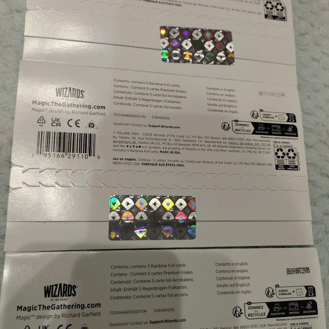 【英語 Foil】3種 SecretLair FINAL FANTASY