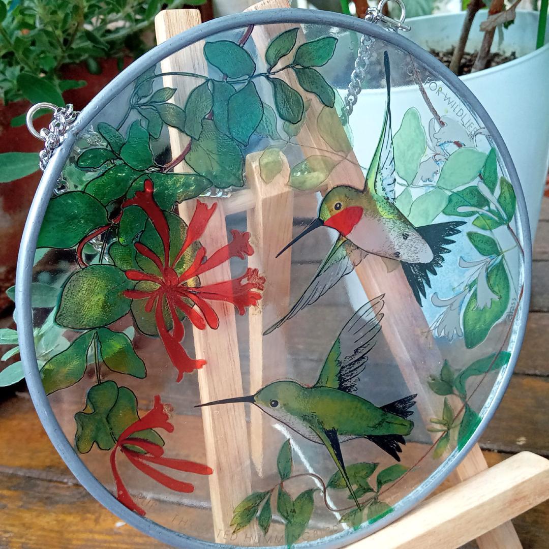 トロント・ステンドグラス Hummingbird ハミングバード ハチドリ