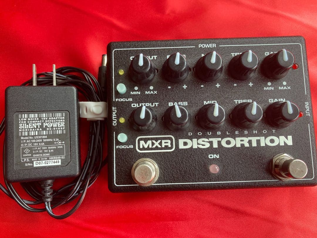 MXR DISTORTION DOUBLESHOT ギターエフェクター