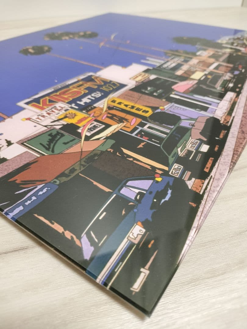 鈴木英人 ガラス製 壁掛け ガラスアート ピクチャー BAYFLOW コラボ