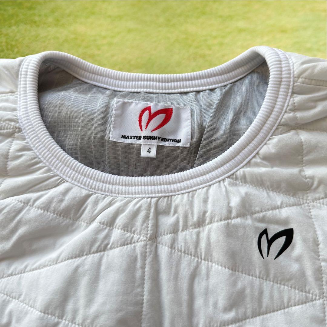 美品　中綿　蓄熱　マスターバニー　スニード　M〜L相当　白　ホワイト　ジャケット