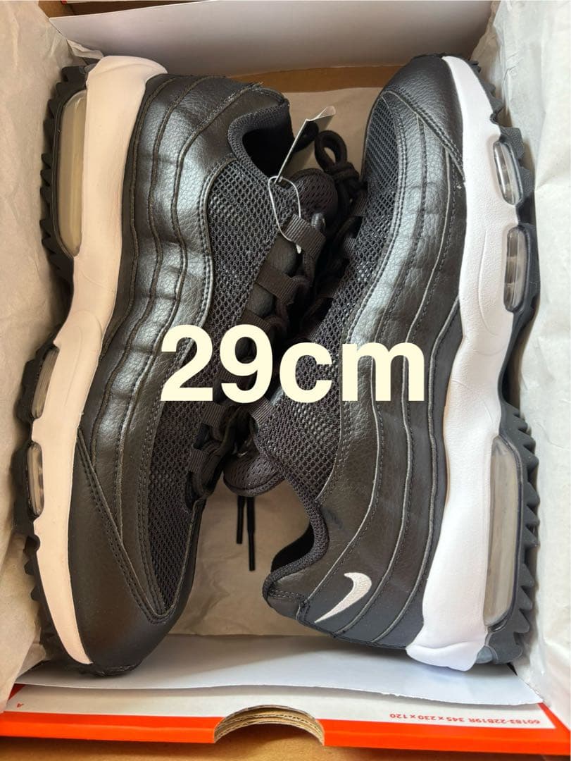 新品　ナイキ　ゴルフシューズ　エアマックス95 ブラック　29cm