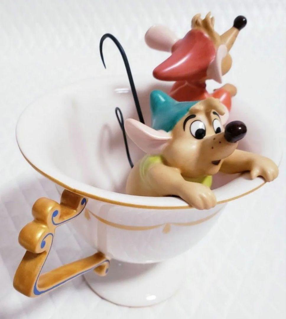 WDCC シンデレラ ガスとジャック ティーカップ ディズニー フィギュア