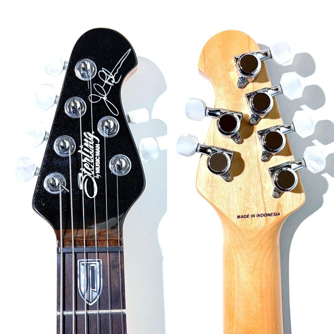 Sterling JP60 stealth black エレキギター