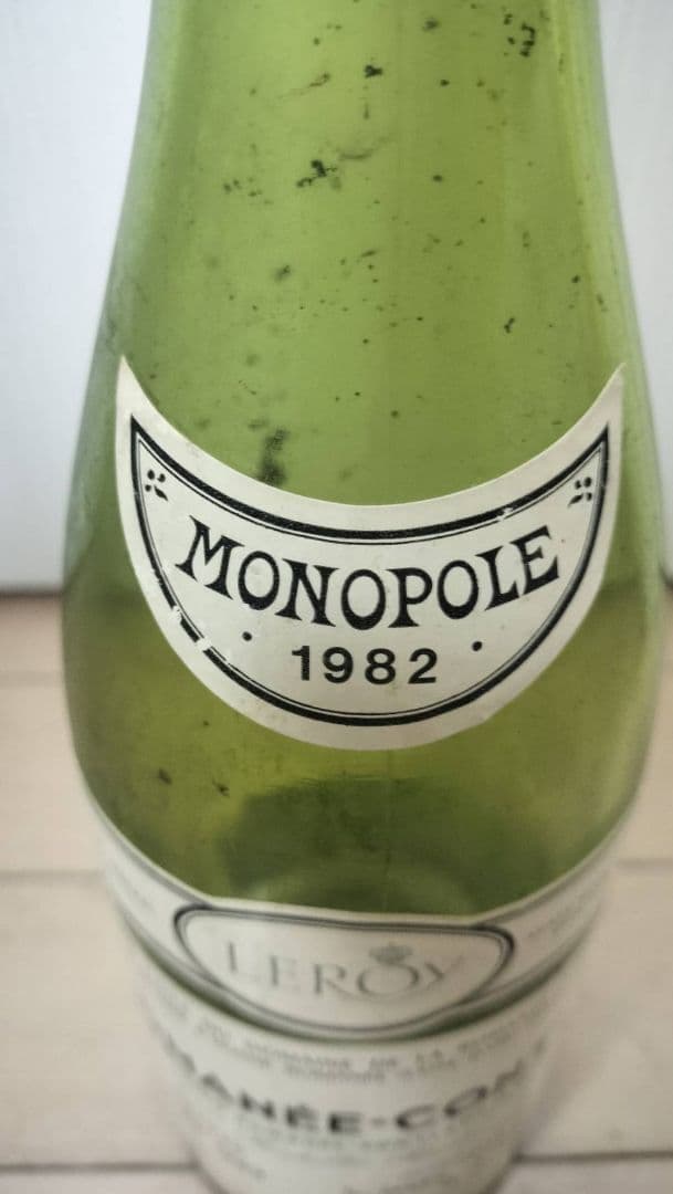 カ*ル様 ROMANEE-CONTI 1982年 LEROY空き瓶 木箱・プレー