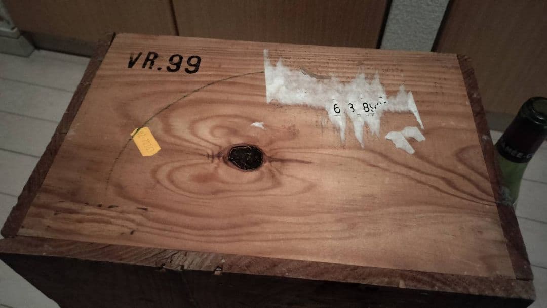 カ*ル様 ROMANEE-CONTI 1982年 LEROY空き瓶 木箱・プレー