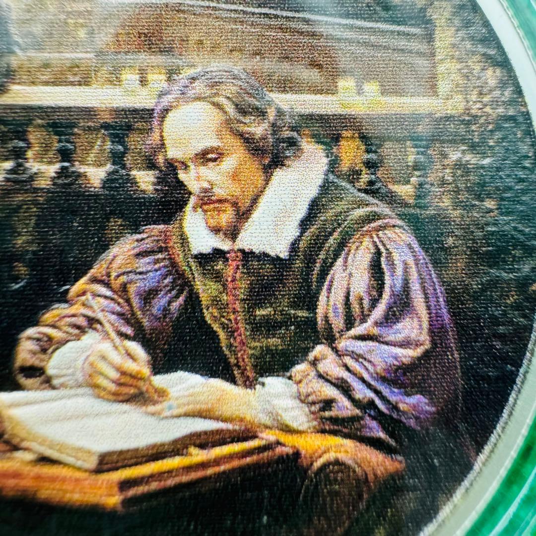 カラーアート銀貨 シェイクスピア 「ロミオ&ジュリエット」 プルーフ 1オンス