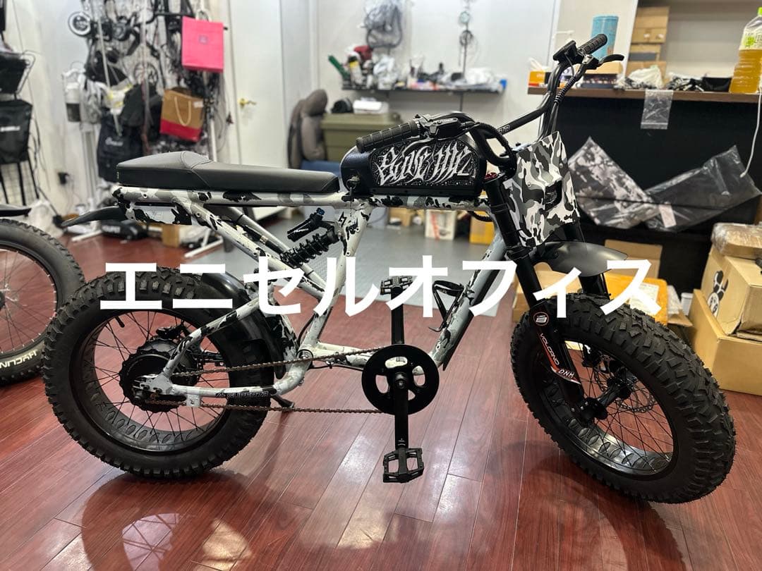 Super73-RX迷彩台湾モデル車番ありトルクセンサー合法仕様、ウォーキングX