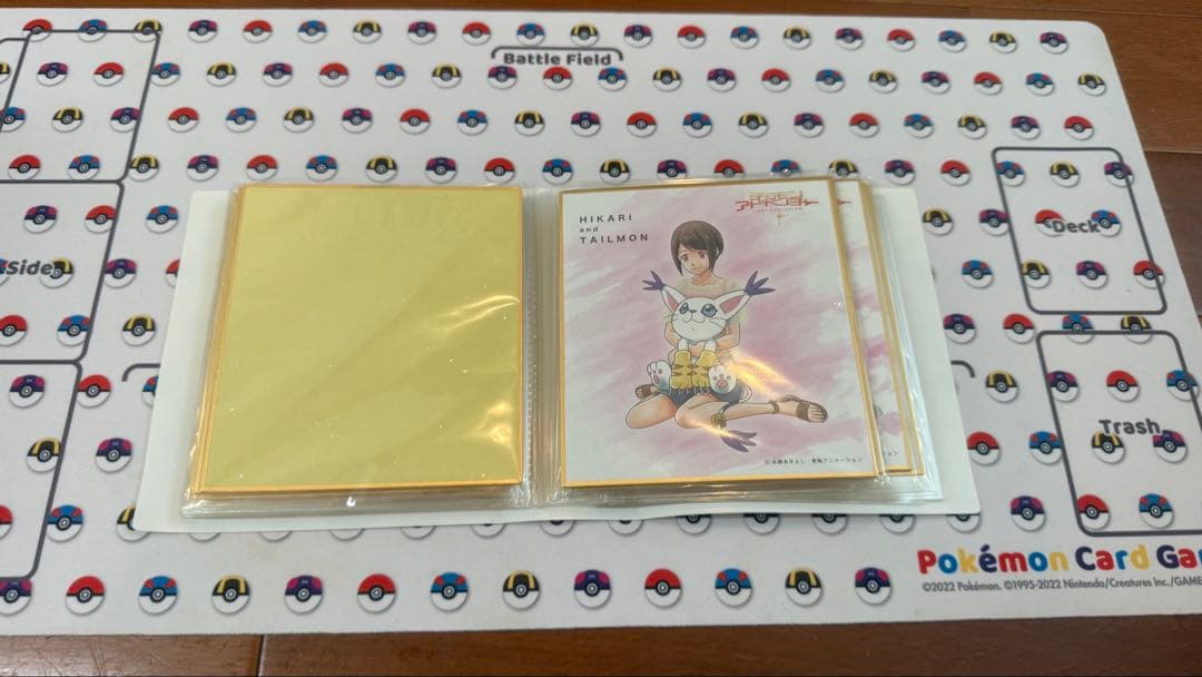 お台場メモリアル追加　デジモンアドベンチャー　非売品　色紙クリアファイルポスカ