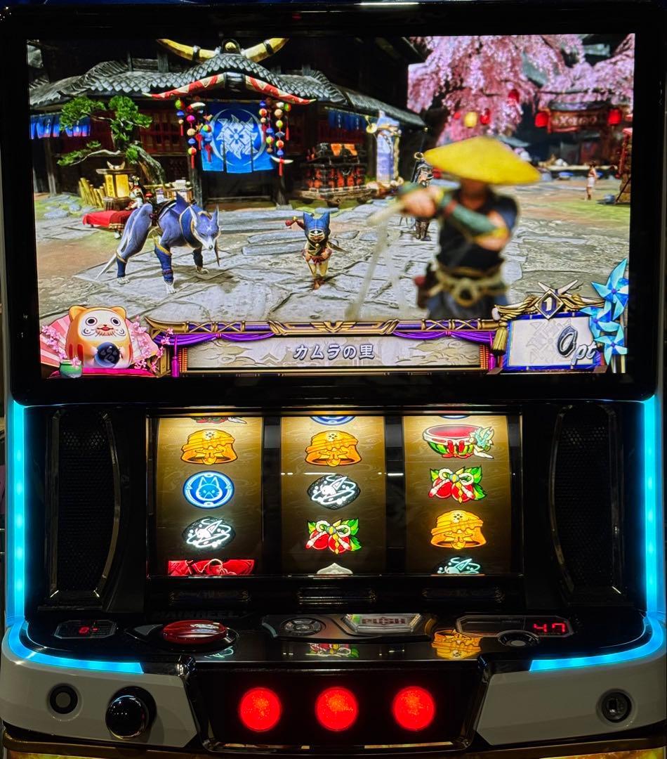 パチスロ実機【モンスターハンターライズ ハンターパネル】ユニット付 送料無料❗️