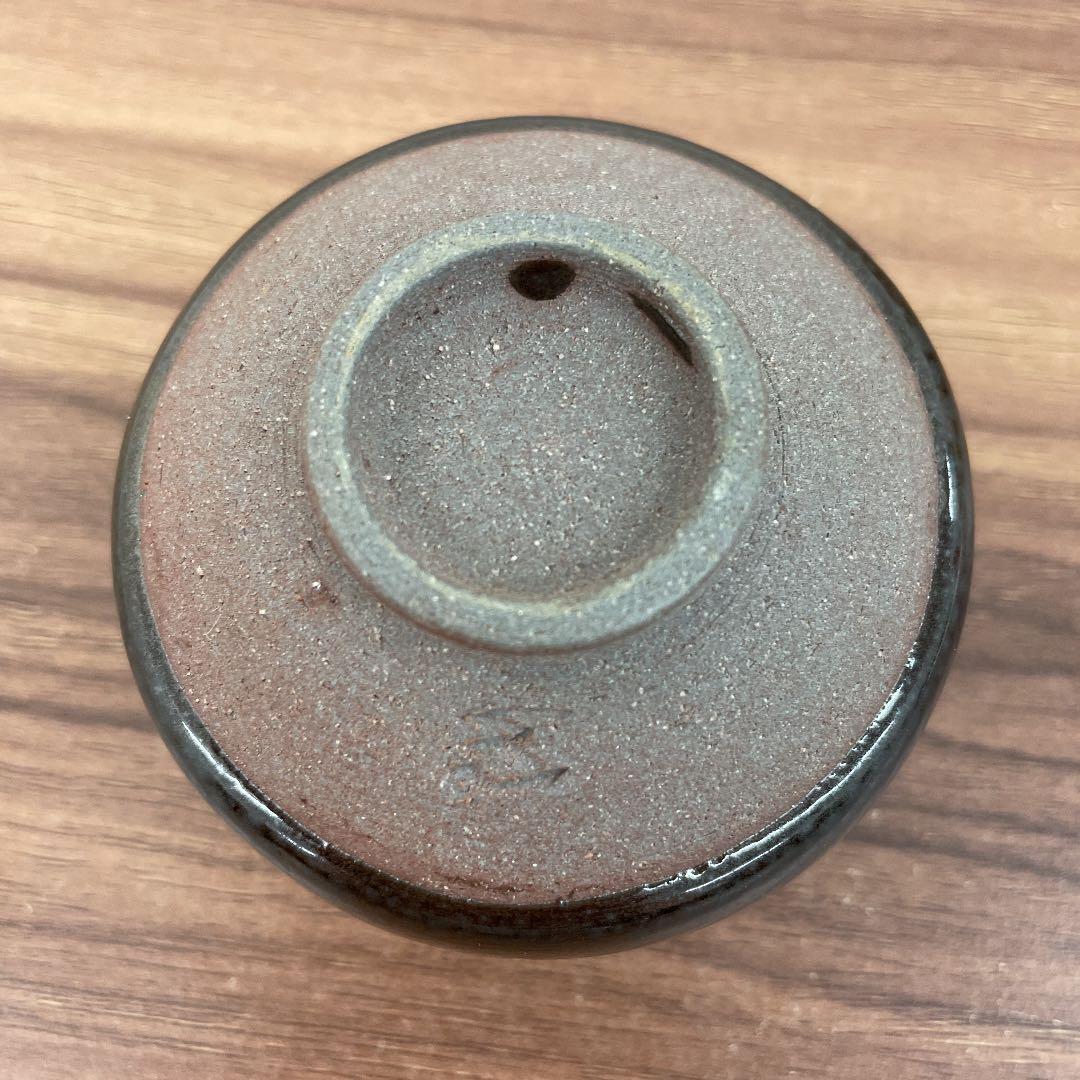 【骨董品】加藤時蔵作 油滴天目 (No.18)