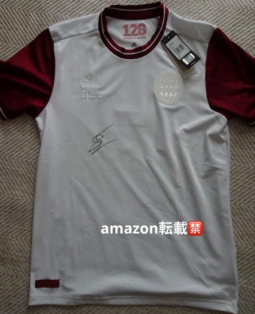 正規品 ニャブリ デイヴィス 直筆サイン バイエルン 120周年記念ユニフォーム