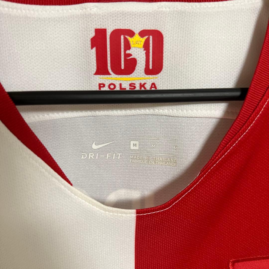 レヴァンドフスキ　ユニフォーム　ポーランド代表　100年記念　バルセロナ　ナイキ