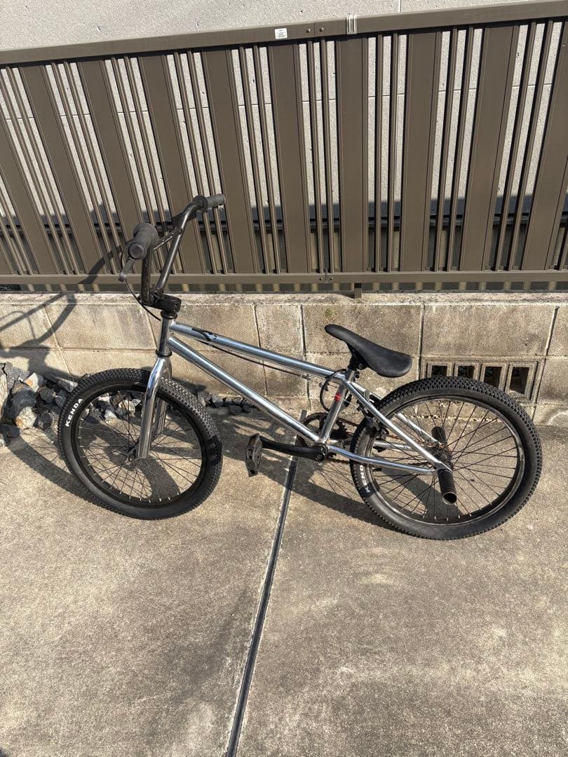 JYU BMX 自転車 シルバー 20インチ
