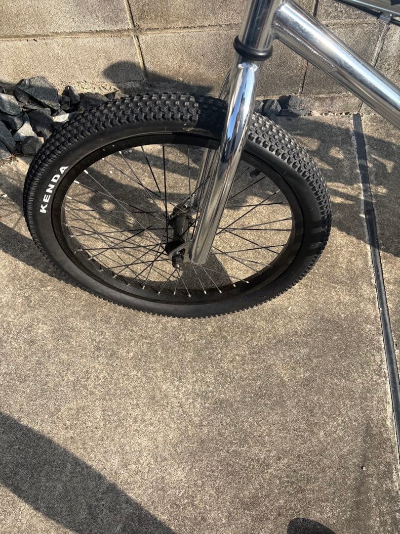 JYU BMX 自転車 シルバー 20インチ