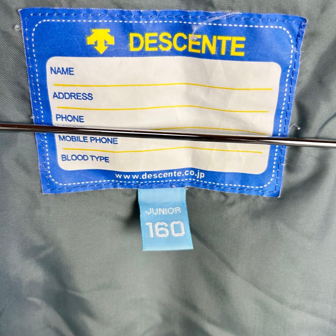 【スキーウェア】DESCENTE スノーボードウェア 160cm チェック柄