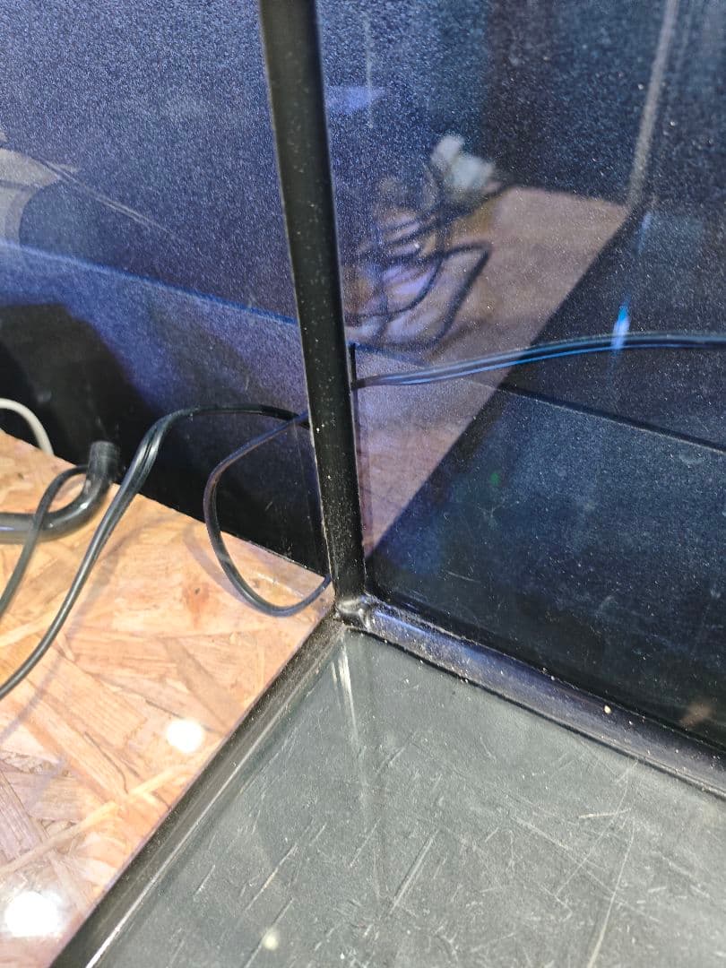 【引取限定】90cmハイタイプ(900×450×500) 曲げオールガラス水槽