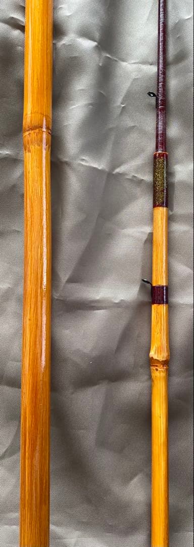 m402竹製黒鯛チヌ竿 横浜伝統のヘチ竿