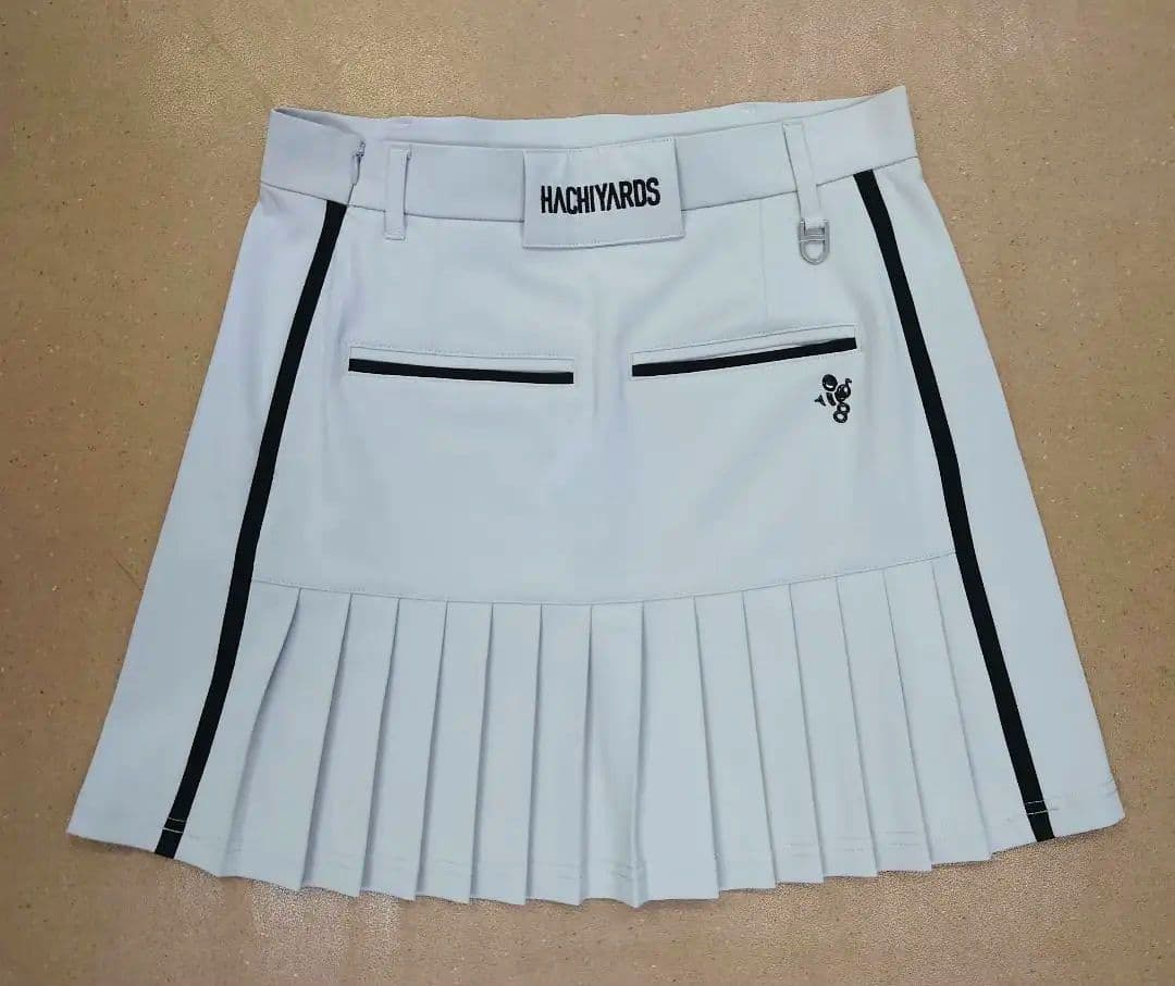 8yards ハチヤーズ 8ヤーズ ゴルフ フレアスカート グレー Ｌ