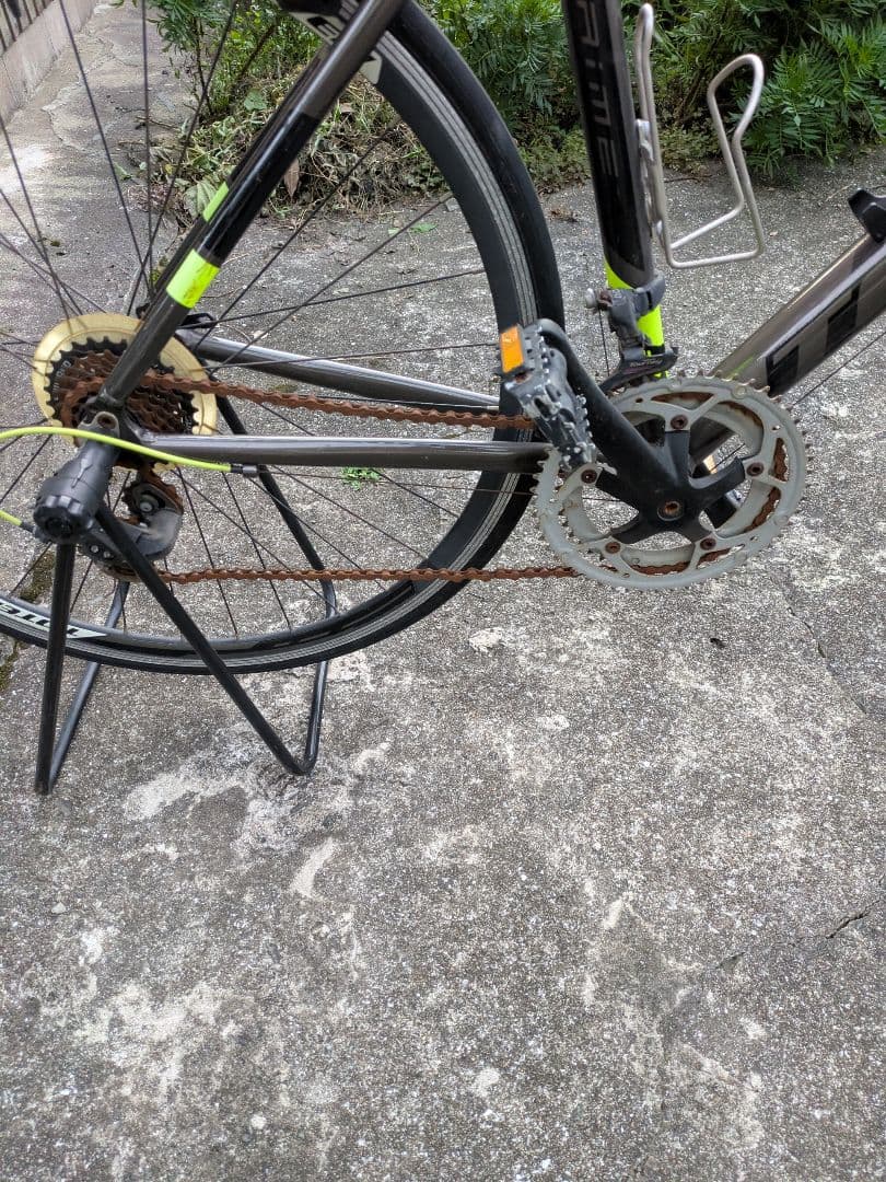 TOTEM ロードバイク グレー/イエロー アルミ製