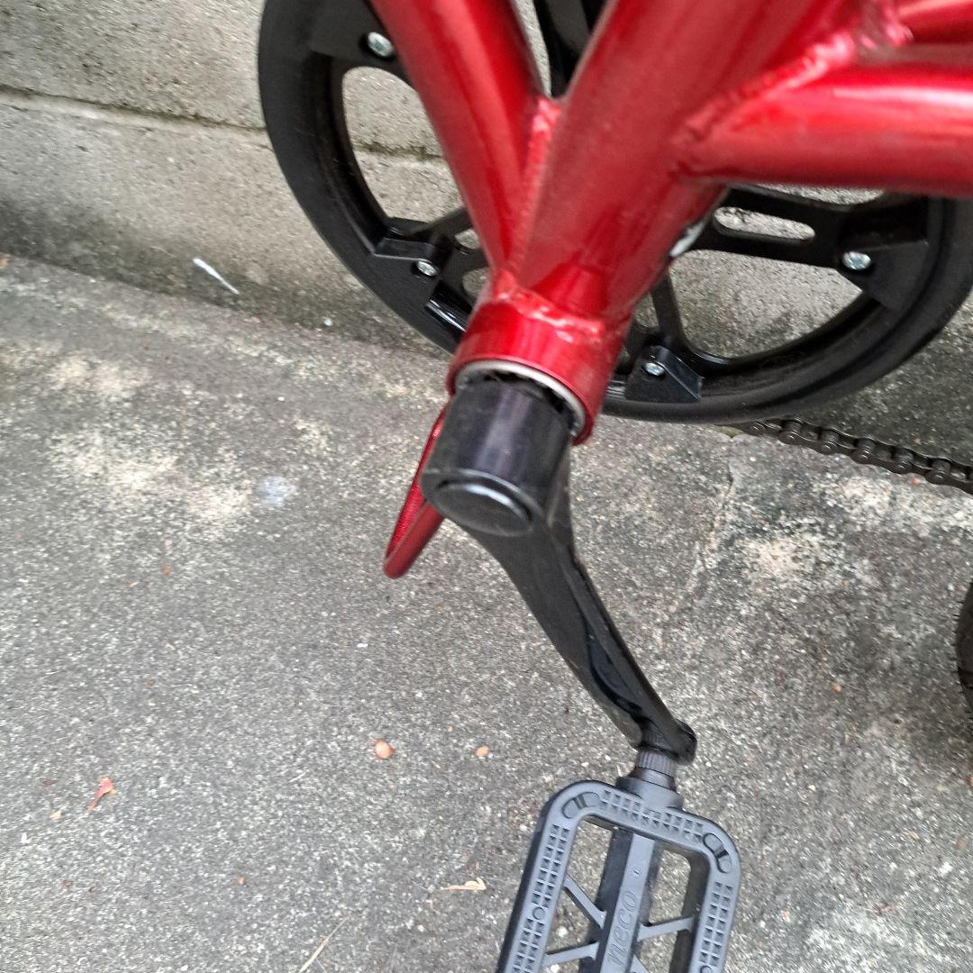 引き取り専用　フィルドチャンプ　12インチで折りたたみ自転車　レッド　美品