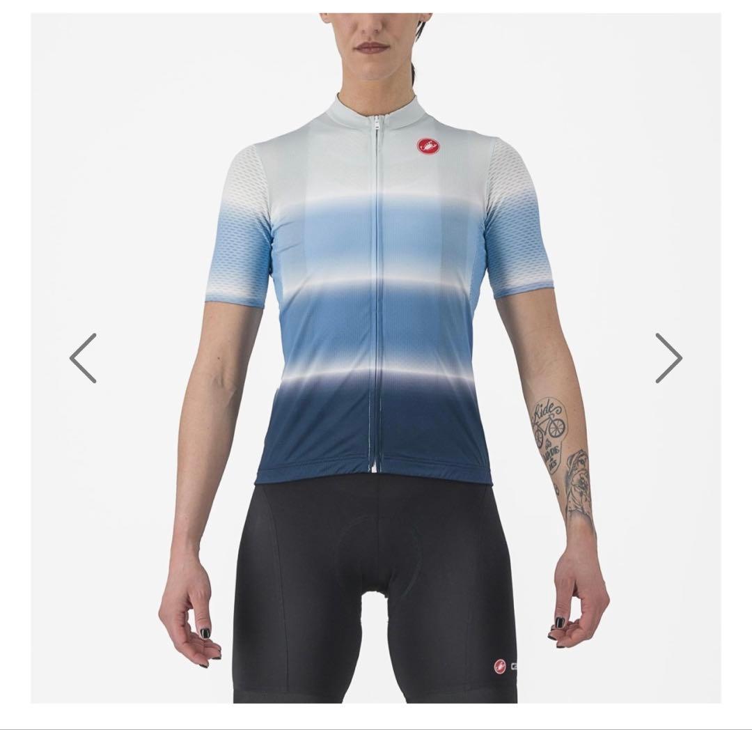 カステリ　サイクルジャージ　レディースS