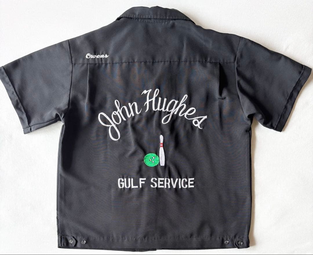 USA製 ヴィンテージ ボーリングシャツ 刺繍 ワークシャツ