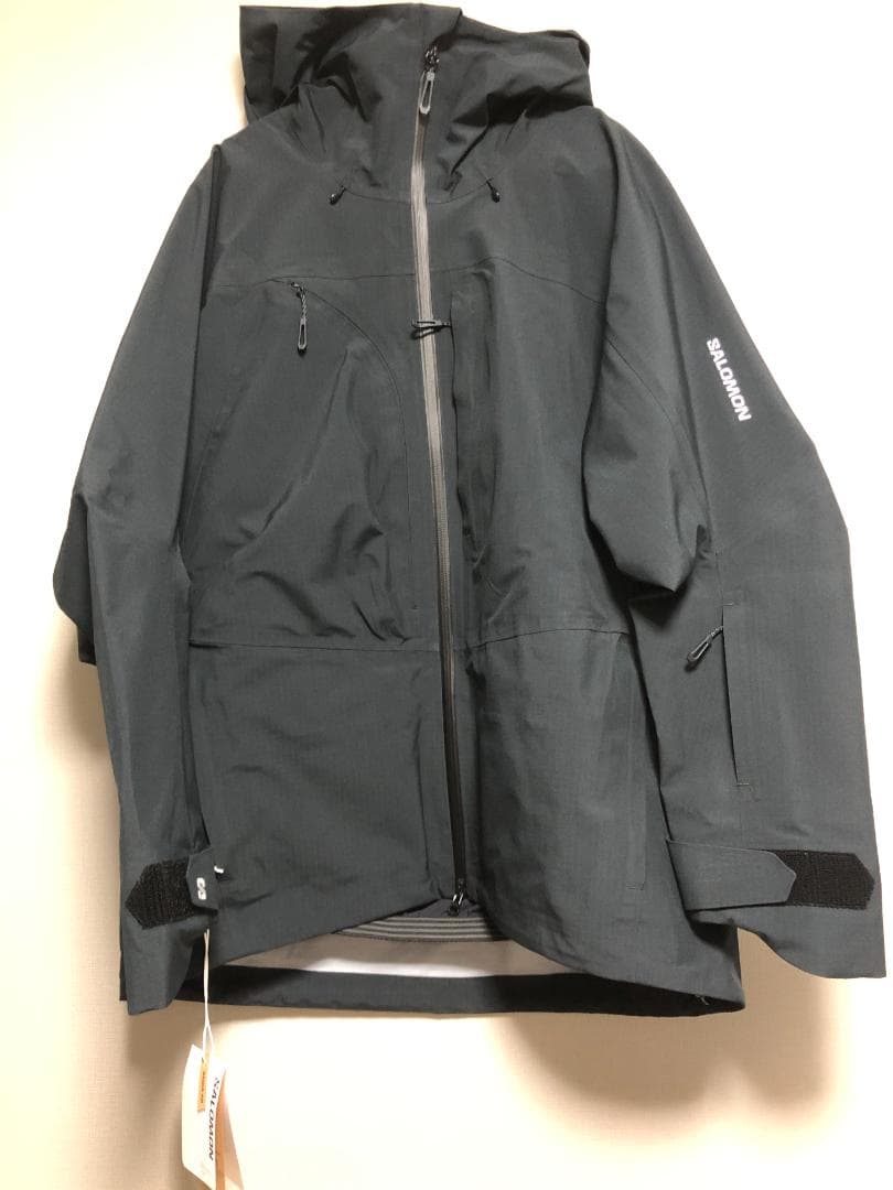 新品 サロモン SONIC 3レイヤー ジャケット LC2285700 M 黒