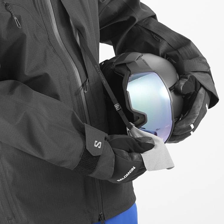 新品 サロモン SONIC 3レイヤー ジャケット LC2285700 M 黒