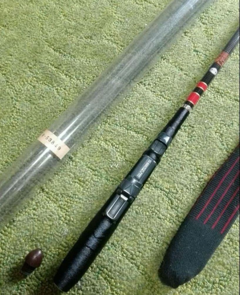 【1984年誕生】がまかつ伝説の名竿　がま波　シルバー　3.6M