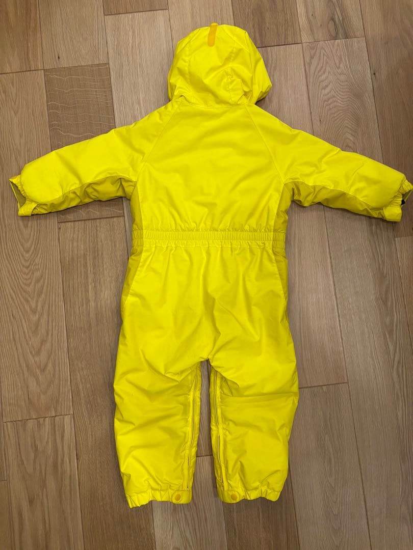 モンベル パウダーカバーオール イエロー　100cm