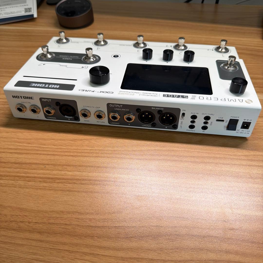 Hotone Ampero II stageギターエフェクター