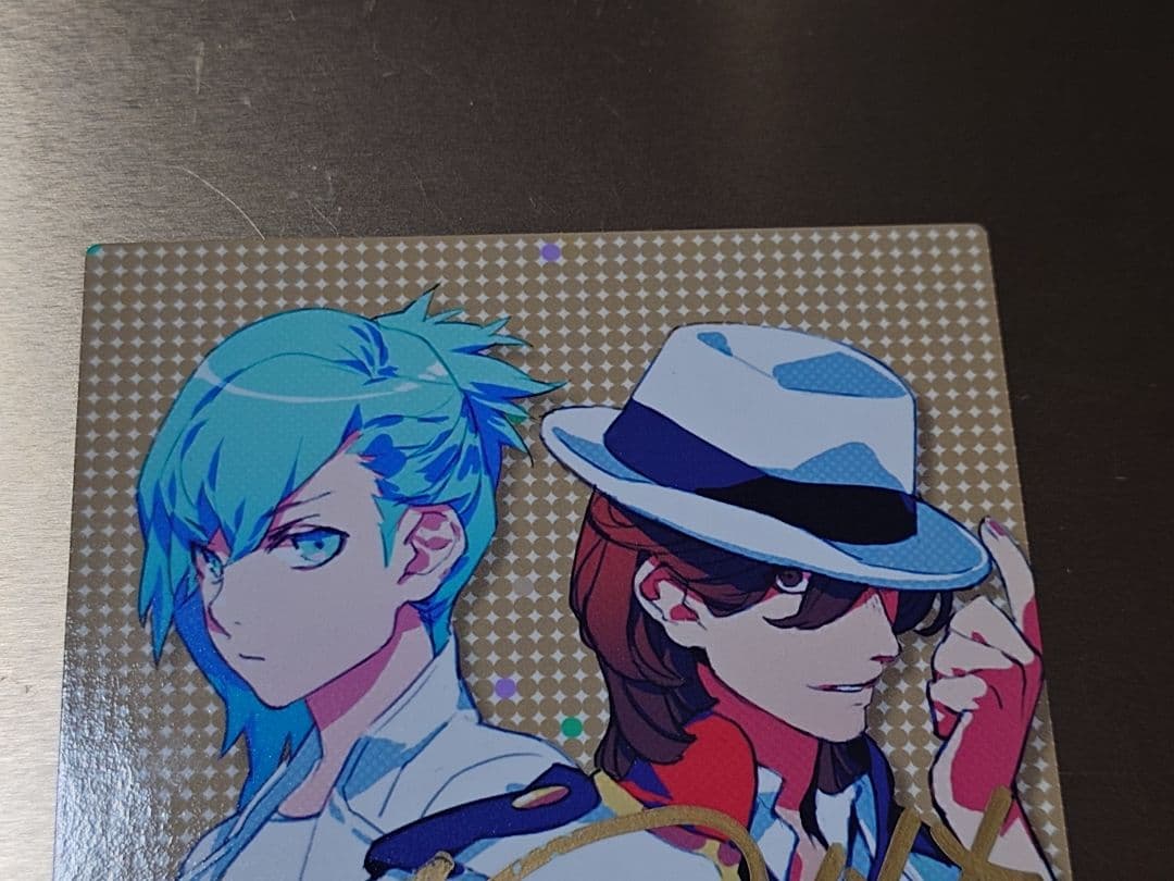 うたプリ　アイドルソング　嶺二＆藍　初回特典　直筆サイン入りカード