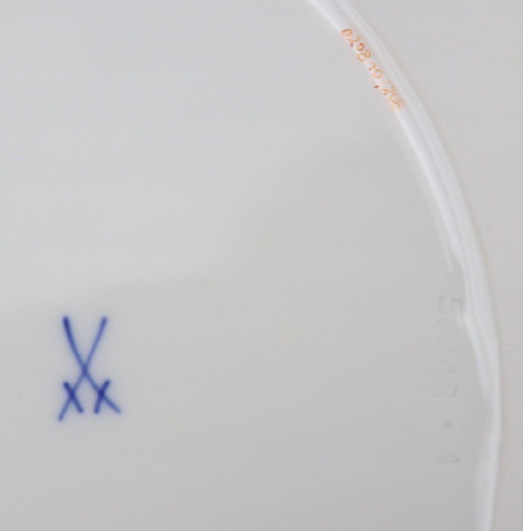 マイセン　MEISSEN ピンクローズ/忘れな草　プラーク　陶板画