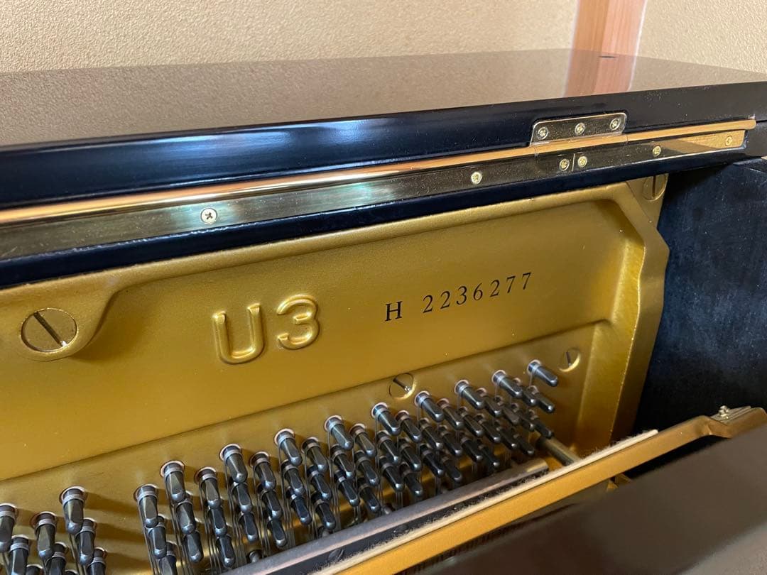 値下げ！！YAMAHA アップライトピアノ U3 ピアノカバー付
