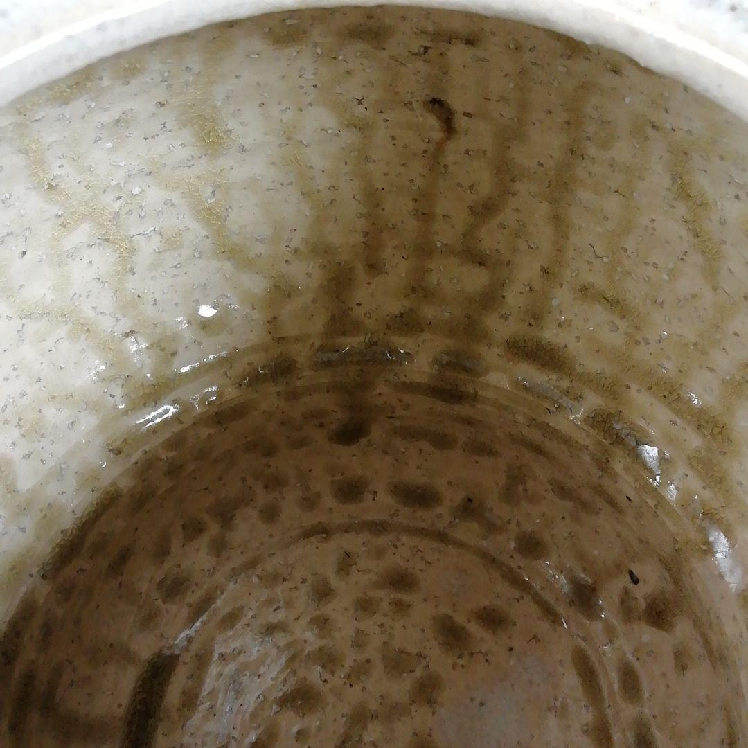 Ｔ６７９　水指　『萩焼』『大和保男 作』　共箱　茶道具