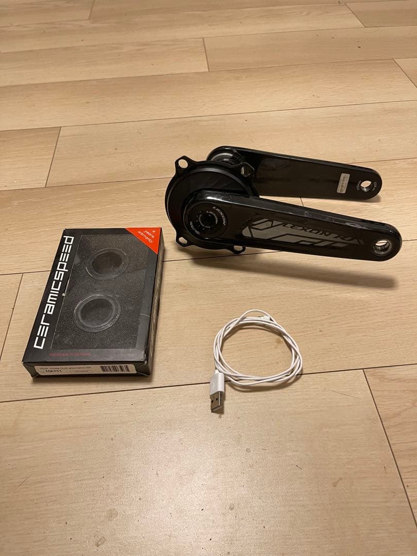 LEXSON 170mm カーボンクランク +パワーメーター