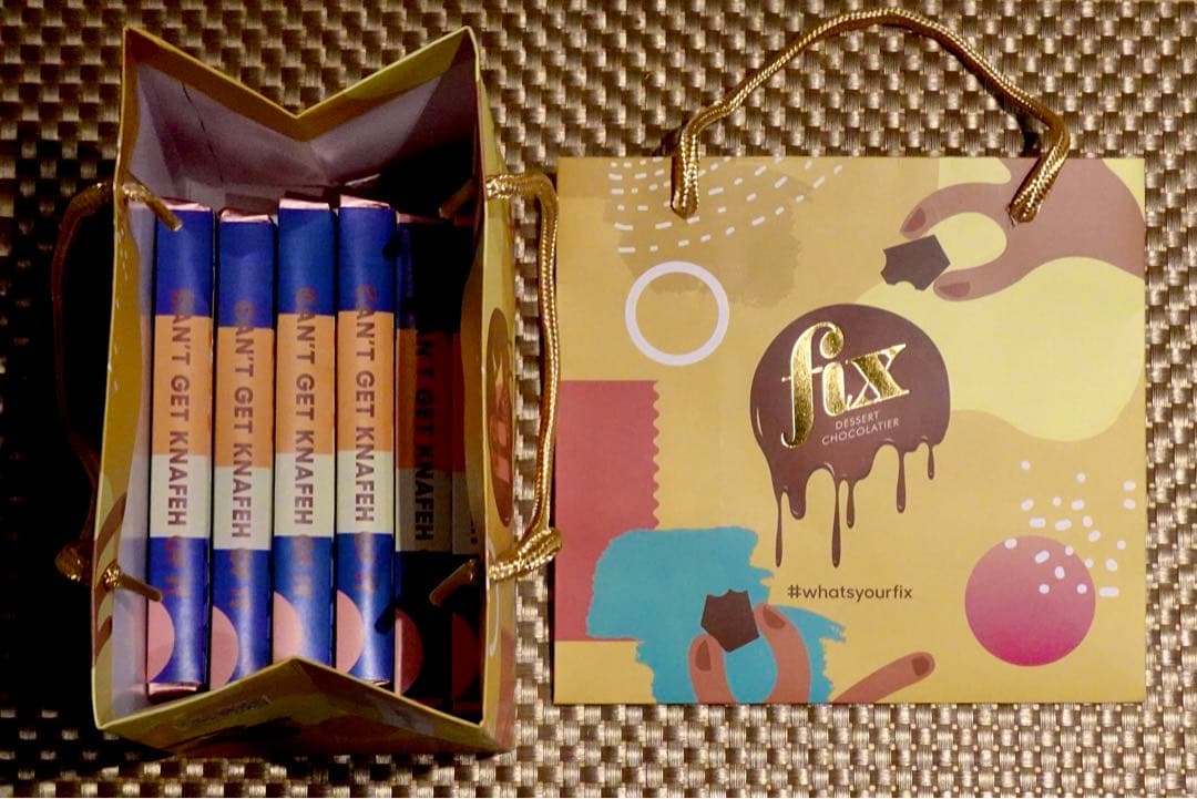 FIXドバイチョコ6個セット【ドバイ空港購入】クール便対応可！