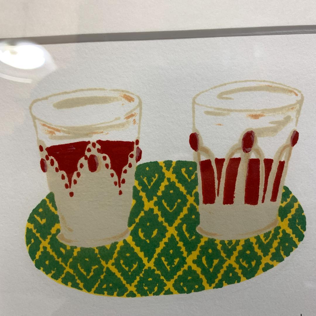 松本陽子　Yoko Matsumoto　リトグラフ　Russian tea