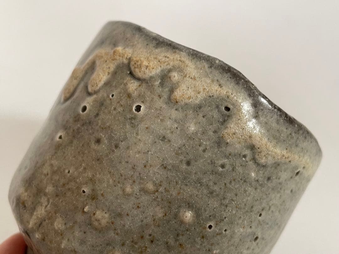 陶芸家　辻清明　唐津　筒向付　湯呑　角向付　箱なし