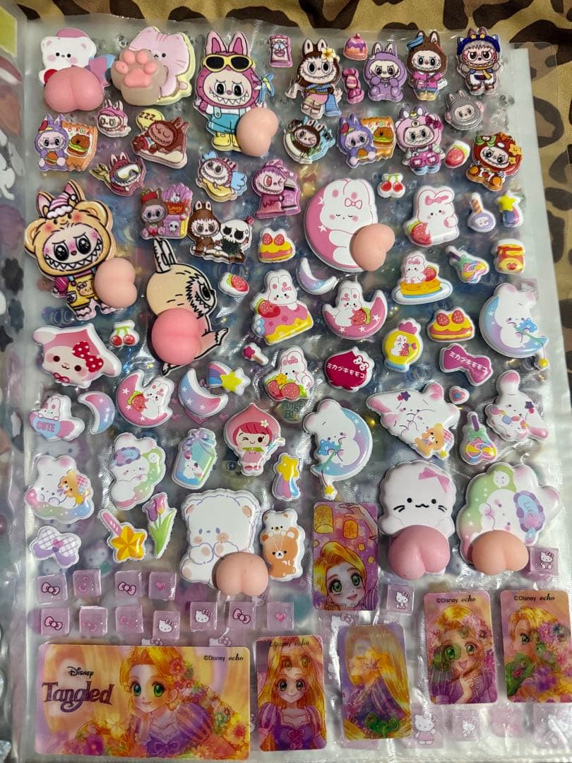 A4サイズシール帳 9P サンリオ ナカムラくん 日焼けキティ等 レアモノ多数