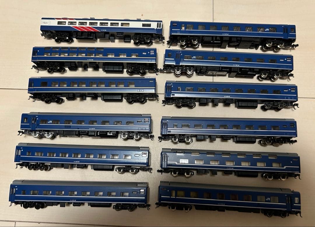 TOMIX 14系15形 寝台特急なは・あかつき12両室内灯付